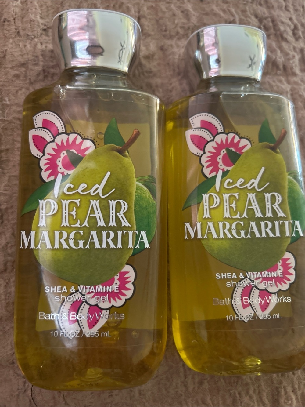 Bath & Body Works Iced Pear Margarita Shower Gel - 2 bottles 10 oz